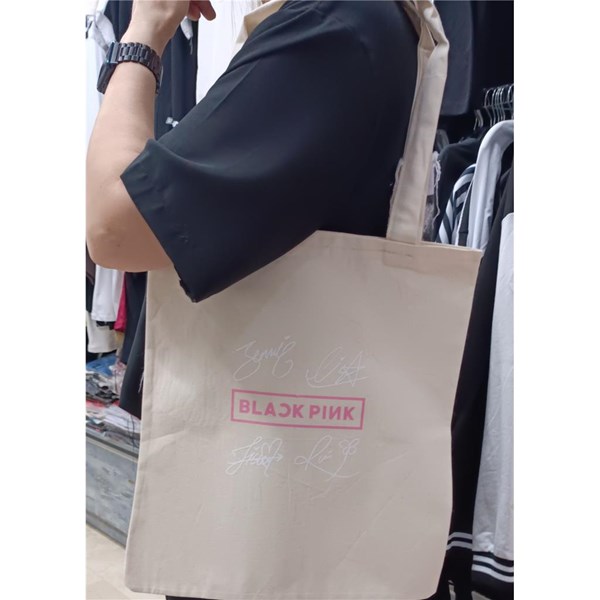 Blackpink Baskılı Bez Çanta