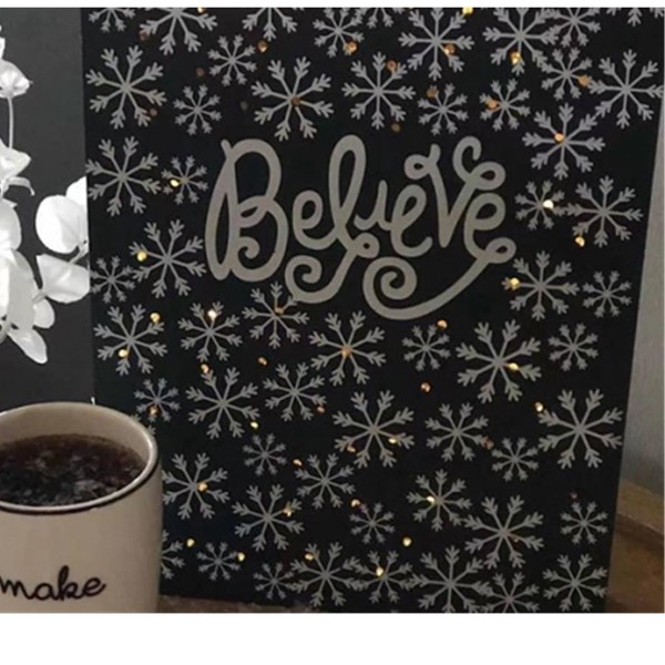 BELIEVE IŞIKLI LED PANO