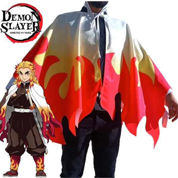 Demon Slayer  Cosplay Rengoku Kİmono