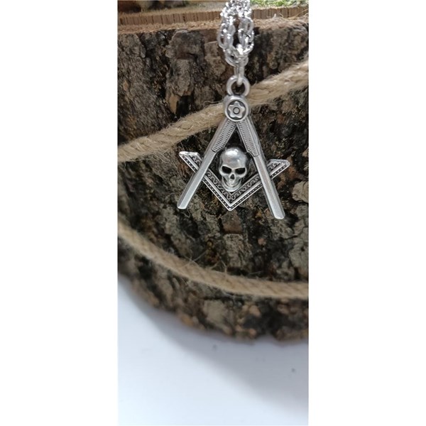 Skull Zİncirli Kolye