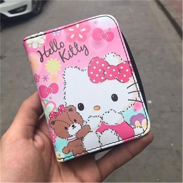 Hello Kitty Kolaj Kısa Cüzdan