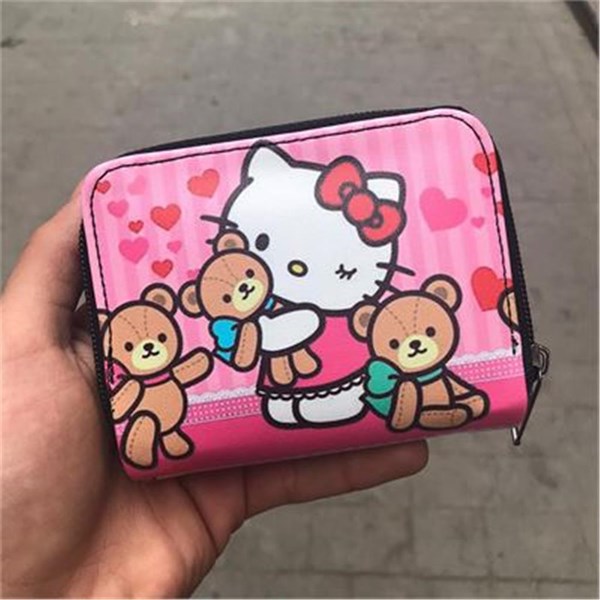 Hello Kitty Kolaj Kısa Cüzdan